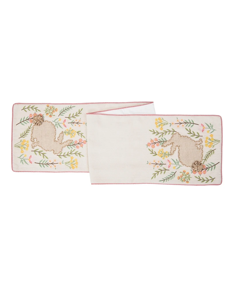 Garden Bunny Table Runner