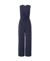 Quiz Women's Scuba Crepe Gathered Front Jumpsuit