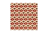 Ikat Cotton Quilted 50" x 60" Throw Blanket