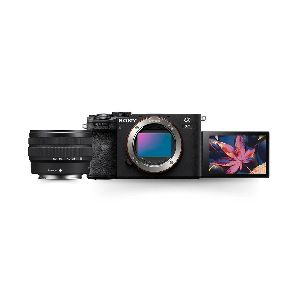 Sony Alpha 7C Ii Ff Interchangeable Lens Hybrid Camera with 28-60mm Lens (Black)