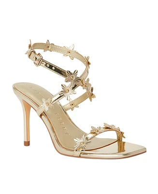 Katy Perry Women's Analia Flower Square Toe Dress Sandals