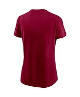 Nike Women's Burgundy Washington Football Team Logo Essential T-Shirt