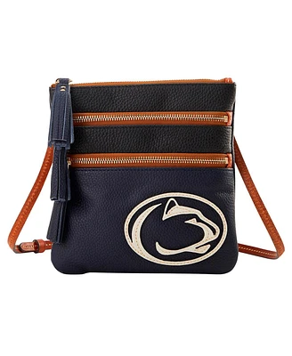 Dooney & Bourke Penn State Nittany Lions Infield Triple Zip Crossbody Purse