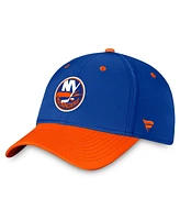 Fanatics Men's Royal/Orange New York Islanders Authentic Pro Rink Two-Tone Flex Hat