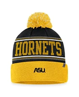 Top of the World Men's Black Alabama State Hornets Draft Cuffed Knit Hat with Pom