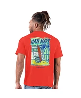 Margaritaville Men's Red New York Giants Hail Mary T-Shirt