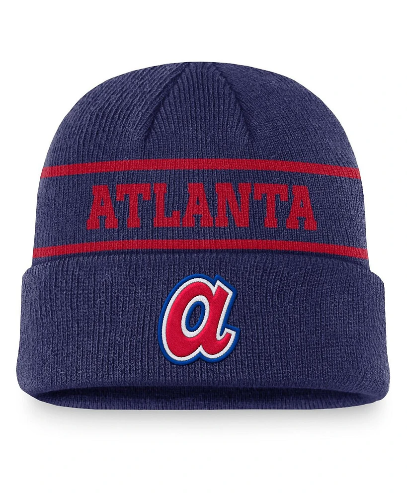 Nike Men's Royal Atlanta Braves Cooperstown Collection Rewind Terra Cuffed Knit Hat