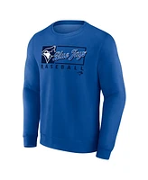 Fanatics Men's Royal Toronto Blue Jays Focus Fleece Pullover Sweatshirt