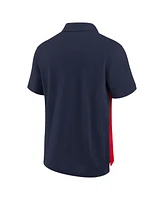 Nike Men's Navy/Red New England Patriots Blitz Pique Polo