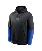 Jordan Men's Black/Royal Florida Gators 2024 Sideline Club Pullover Hoodie