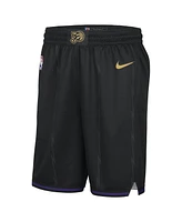 Nike Men's Black Toronto Raptors 2024/25 City Edition Swingman Shorts