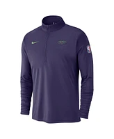 Nike Men's Purple New Orleans Pelicans 2024/25 City Edition Authentic Coaches Performance Half-Zip Top