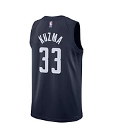 Jordan Men's and Women's Kyle Kuzma Navy Washington Wizards 2024/25 Swingman Jersey - Statement Edition