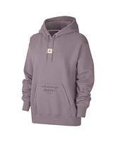 Jordan Men's Purple Los Angeles Lakers Courtside Statement Edition Premium Pullover Hoodie