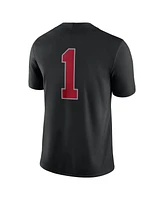 Nike Men's 1 Black Stanford Cardinal Alternate Game Jersey