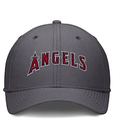 Nike Men's Gray Los Angeles Angels Swoosh Performance Flex Hat