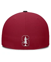 Nike Men's Cardinal/Black Stanford Cardinal Two-Tone Primetime Performance Fitted Hat