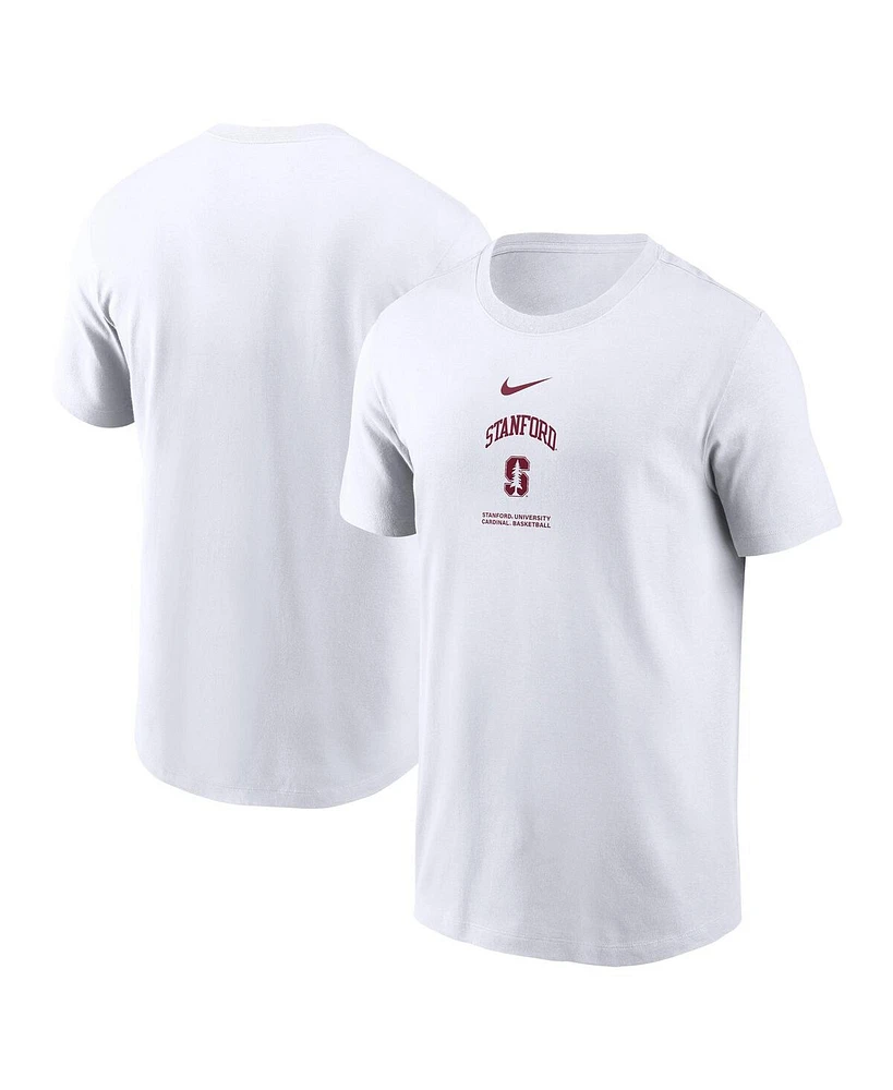 Nike Men's White Stanford Cardinal On-Court Basketball T-Shirt