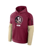 Nike Men's Garnet Florida State Seminoles Fitness Raglan Performance Pullover Hoodie