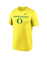 Nike Men's Yellow Oregon Ducks Lockup Legend Performance T-Shirt