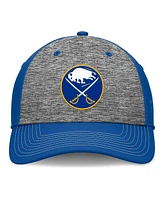 Fanatics Men's Gray/Royal Buffalo Sabres Fundamental Top Shelf 2-Tone Flex Hat