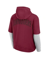 Fanatics Men's and Women's Burgundy Washington Commanders Sleek Elements Pullover Hoodie