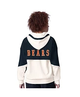 Starter Women's White Chicago Bears Scrimmage Full-Zip Hoodie