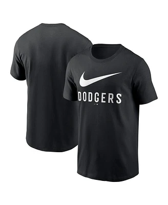 Nike Men's Black Los Angeles Dodgers Swoosh T-Shirt