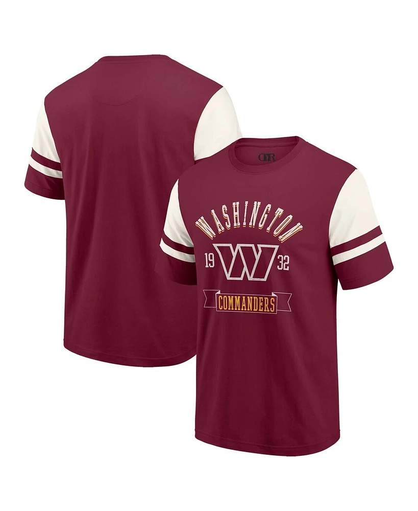 Fanatics Men's Burgundy Washington Commanders Football T-Shirt