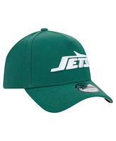 New Era Men's Green New York Jets A-Frame 9FORTY Adjustable Hat