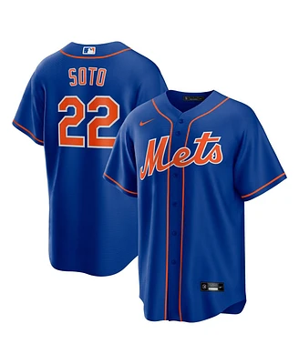 Nike Men's Juan Soto Royal New York Mets Replica Player Jersey