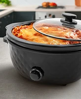 Elite Cuisine 6 Quart Diamond Series Slow Cooker