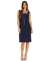 R & M Richards Women's 2-Pc. Chiffon Jacket Sheath Dress