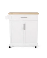 Kitchen Cart Adjustable Storage and Prep Space for Easy Cooking and Organization