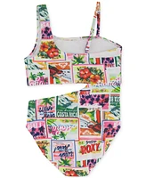 Roxy Big Girls Love Sling Shoulder Cut-Out One-Piece Swimsuit