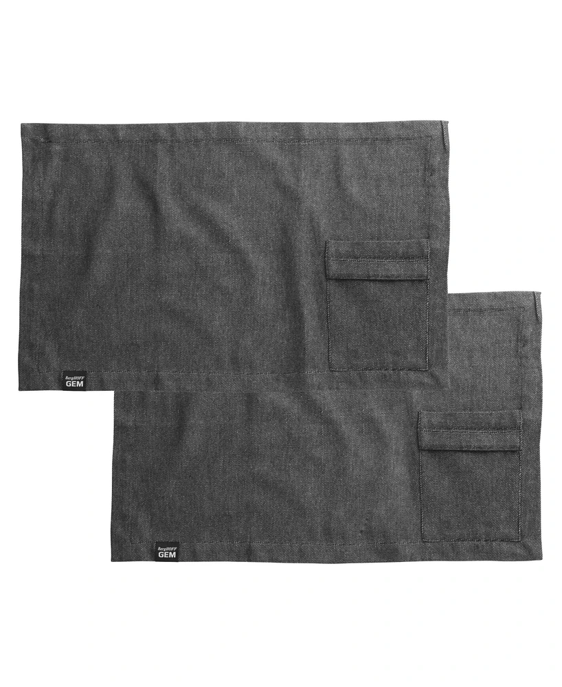 BergHOFF Gem Cotton 2-Piece Placemat set, 16.2" x 8.3"