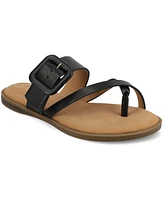 Journee Collection Women's Layra Slip-On Flat Sandals