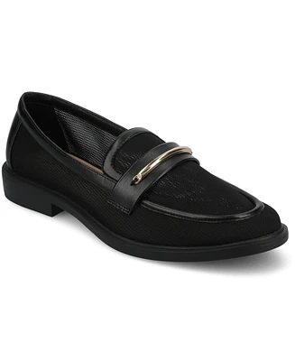 Journee Collection Women's Rainey Slip On Tailored Loafers