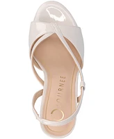 Journee Collection Women's Varra Crossover Strap Dress Sandals