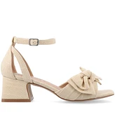 Journee Collection Women's Zevi Block Heel Dress Sandals