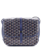 Pre-Owned Goyard Mm Belvedere Ii Messenger Bag Coated Canvas