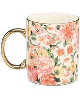 Macy's Flower Show Ceramic Gold-Trim Coffee Mug, Exclusively at
