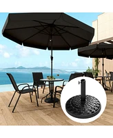 Outsunny 19" Patio Umbrella Base 26 lbs Sd for 1.5"/1.9"