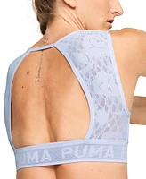 Puma Women's Move Lace Mesh Mid-Impact Sports Bra