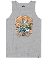 Quiksilver Big Boys Grateful Wave Graphic Cotton Tank Top