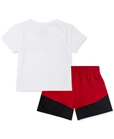 Jordan Baby Stacked Mixed T-Shirt & Shorts, 2 Piece Set