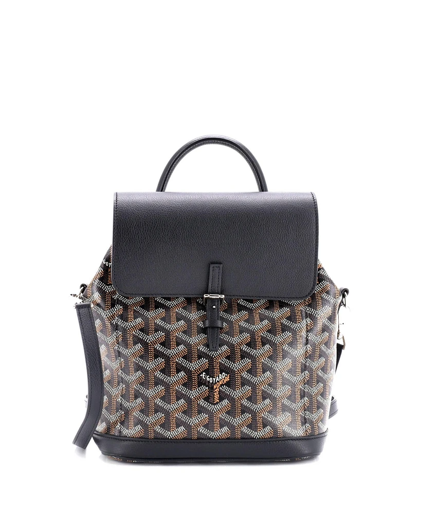 Pre-Owned Goyard Mini Alpin Backpack Coated Canvas