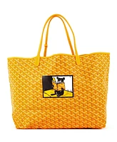 Pre-Owned Goyard Gm Saint Louis Tote Printed Coated Canvas