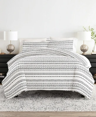 ienjoy Home Ultra Soft Romantic 3-Pc. Duvet Cover Set, Full/Queen