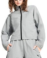 Puma Women's Dare to Oversized Zip-Off Woven Jacket